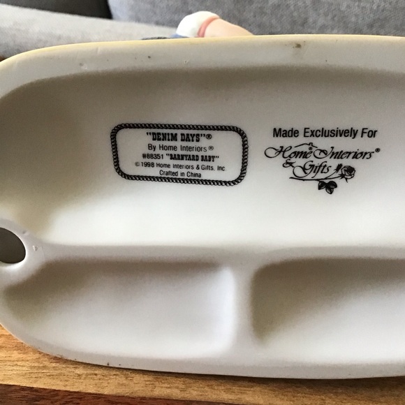 Denim Days / Barnyard  Baby Home Interiors Figurine . 1998 - Picture 6 of 8